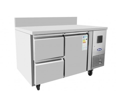 Table positive GN1/1 avec tiroirs et dosseret