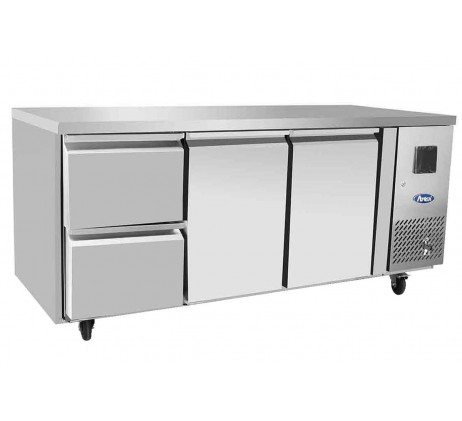 Table positive GN1/1 avec tiroirs