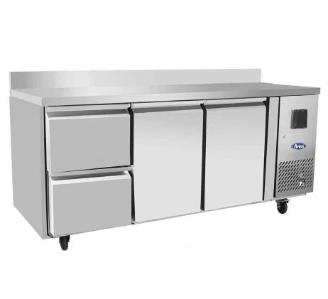 Table positive GN1/1 avec tiroirs et dosseret