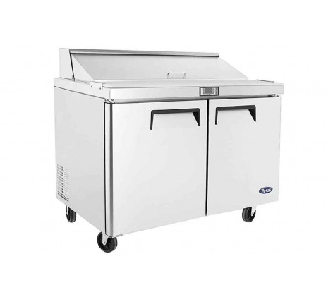 Saladette 2 portes tropicalisée – 16 bacs GN1/6