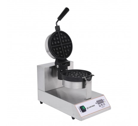 Machine à gaufre en inox ronde