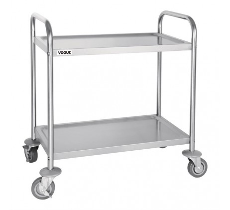Petit chariot de débarrassage 2 niveaux Vogue