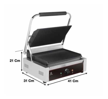 Grill panini en inox