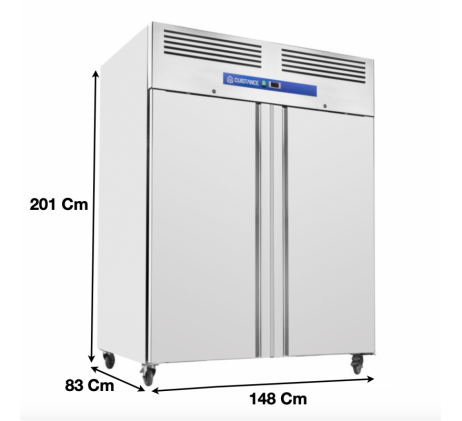 Armoire réfrigérée positive GN2/1 1400 L 2...