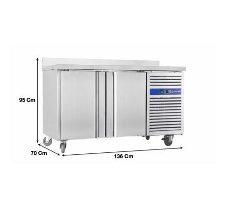 DESSERTE RÉFRIGÉRÉE 700 2 PORTES POSITIVE...