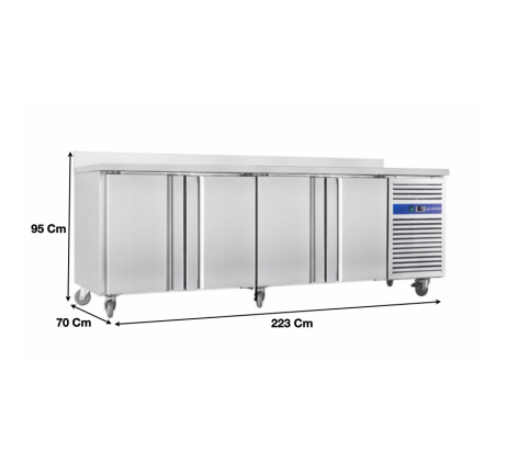 DESSERTE RÉFRIGÉRÉE 700 4 PORTES POSITIVE...