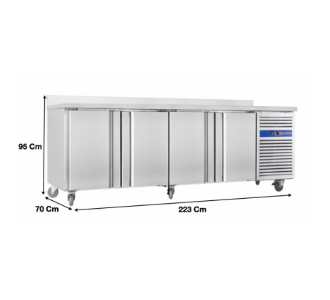 DESSERTE RÉFRIGÉRÉE 700 4 portes négative