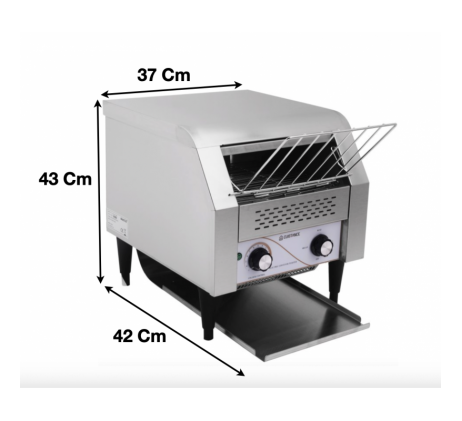 Toaster convoyeur L370 mm