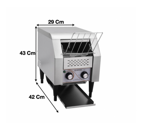 Toaster convoyeur L290 mm