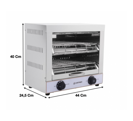 Toaster avec 2 niveaux