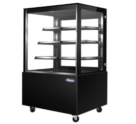 Vitrine réfrigérée vitre droite 3 étagères LED