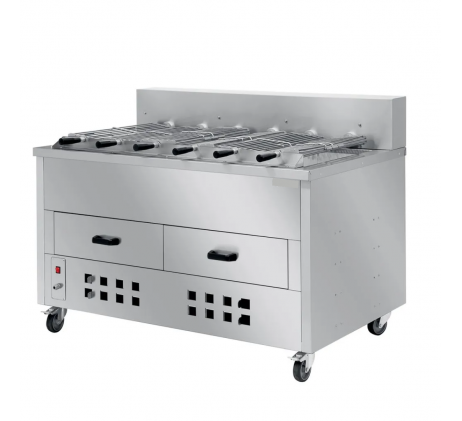 Rôtissoire à poulet crapaudine ( ouvert ) au...