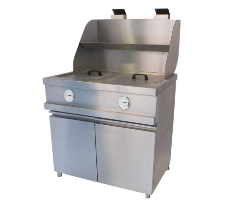 Friteuse 2 pots Mécanique gaz