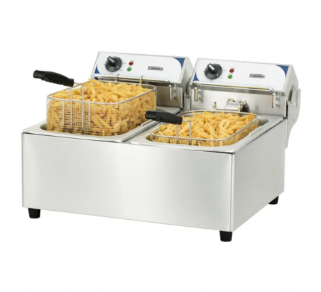 Friteuse électrique 2 x 10 litres