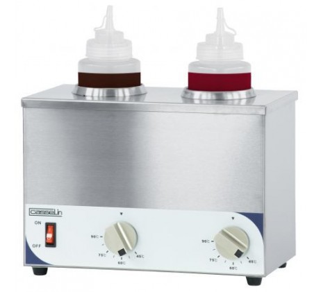 CHAUFFE-SAUCE 2 bouteilles à sauce 1L