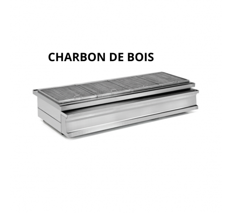 Barbecue au charbon de bois 160 cm