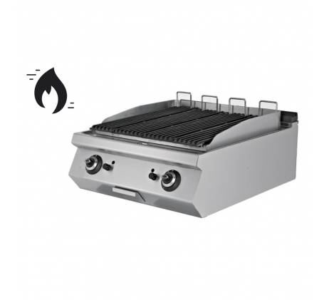 Gril à gaz en pierre de lave 800 MM