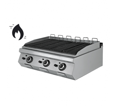 Gril à gaz en pierre de lave - 1200 mm