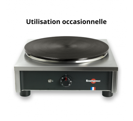 Crêpière électrique châssis carré (utilisation...