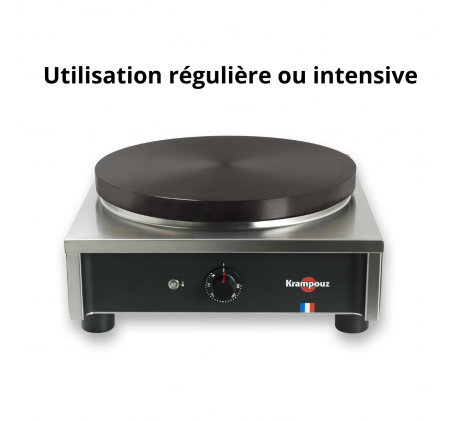 Crêpière électrique 400 V châssis carré...