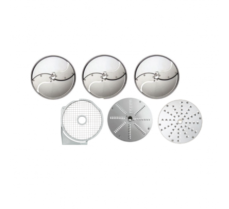 Kit 6 disques de coupe (trancheur, râpeur,...