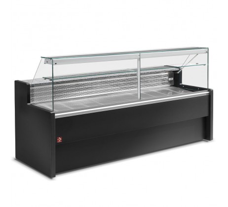 Comptoirs vitrine réfrigérés à vitre droite...