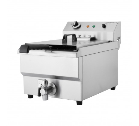 Friteuse électrique sur table - 10 L en inox