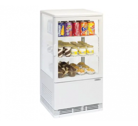 MINI VITRINE RÉFRIGÉRÉE POSITIVE 58L BLANCHE