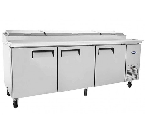 Table de préparation à pizzas 3 portes