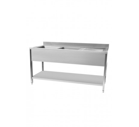 Plonge evier avec sous tablette 1800 x 700 x...