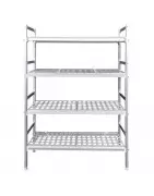 TABLE & ÉTAGÈRE EN INOX