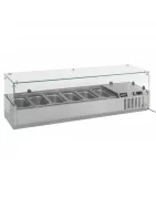 Saladette professionnelle réfrigérée – Inox GN pour cuisine pro | MC France CHR