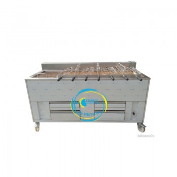 RÔTISSOIRE À POULET CHARBON DE BOIS